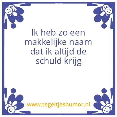 Tegeltje: Jeroen