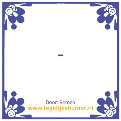 Tegeltje: Tegeltje