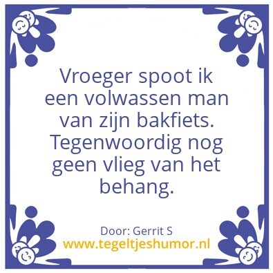 Tegeltje: Ik ben Gerrit