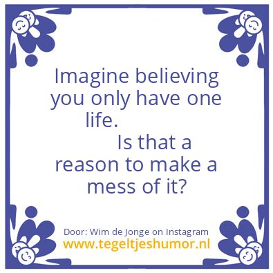 Tegeltje: Imagine