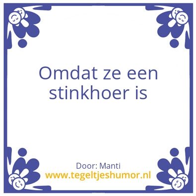 Tegeltje: Manti