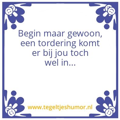Tegeltje: Guido zei altijd…..