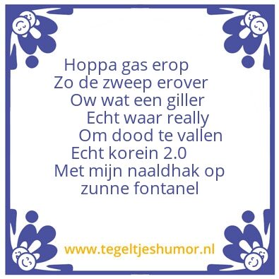 Tegeltje: p.d.i. Jolanda zegt