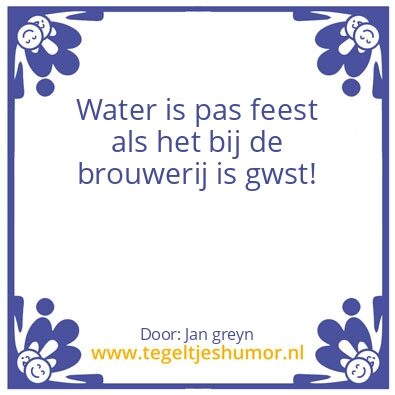 Tegeltje: Made by jan greyn
