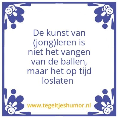Tegeltje: Loslaten