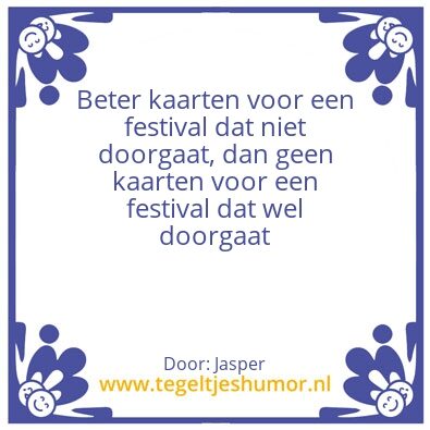 Tegeltje: Tegel