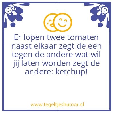 Tegeltje: Ketchup