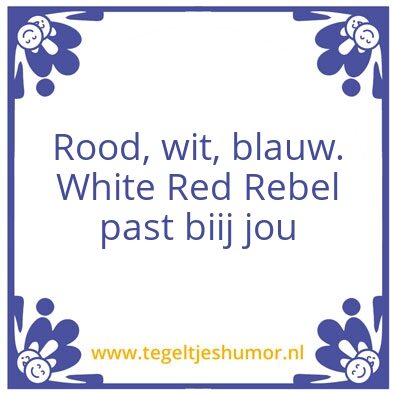 Tegeltje: VWT