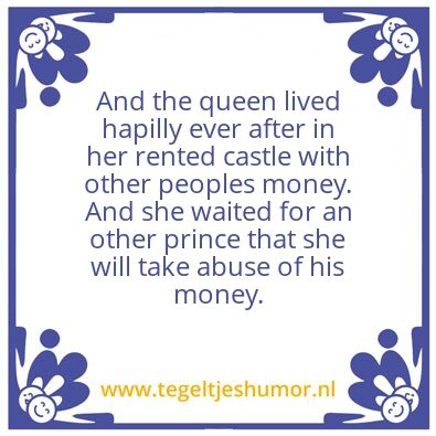 Tegeltje: Queen
