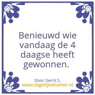 Tegeltje: Ik ben Gerrit.