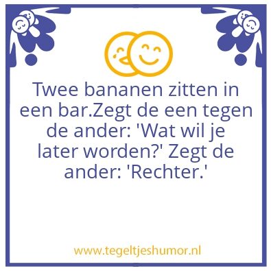 Tegeltje: Bananen