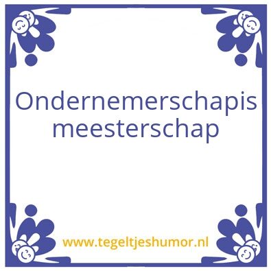 Tegeltje: BOR