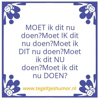 Tegeltje: druk