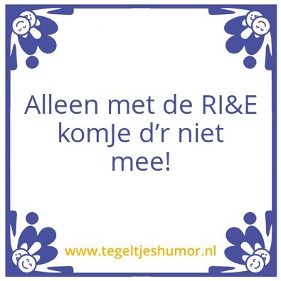 Tegeltje: Riene