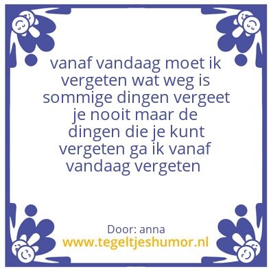 Tegeltje: verdriet