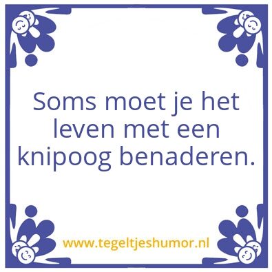 Tegeltje: Tegel