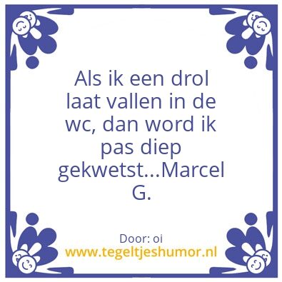 Tegeltje: oi