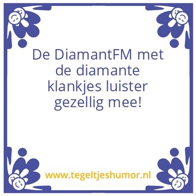 Tegeltje: DiamantFM
