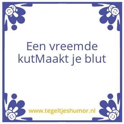 Tegeltje: Tja