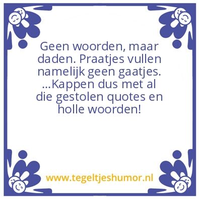 Tegeltje: Facebook 2016