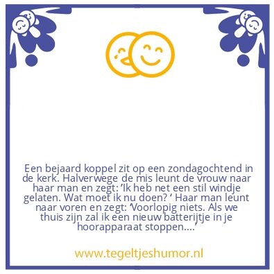 Tegeltje: Stil windje