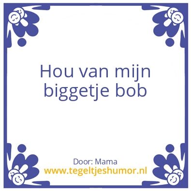 Tegeltje: Bram