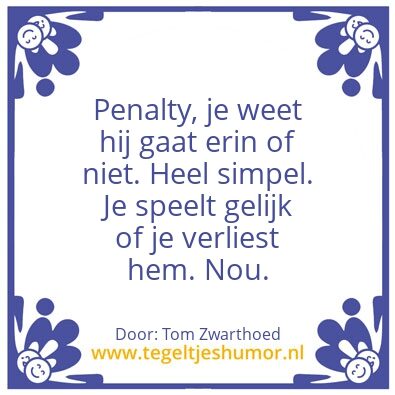 Tegeltje: Heel simpel