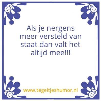 Tegeltje: Meevallen