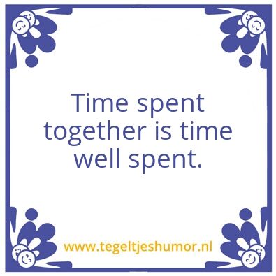 Tegeltje: Time