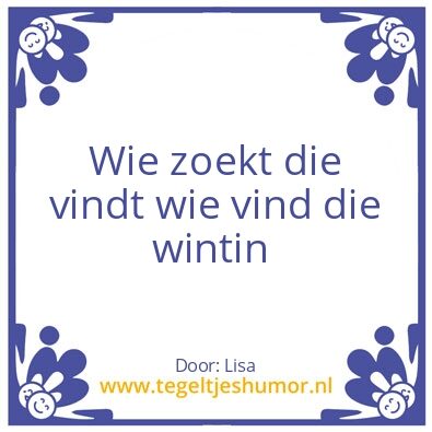 Tegeltje: Zoeken