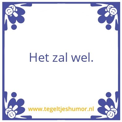 Tegeltje: Hzw