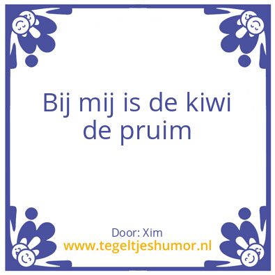 Tegeltje: Xim