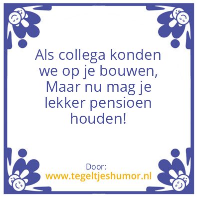 Tegeltje: Tegeltje