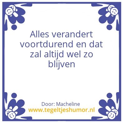 Tegeltje: –