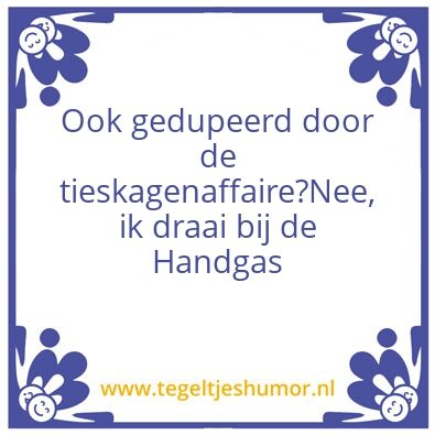Tegeltje: Crisis