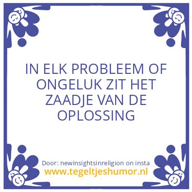 Tegeltje: DAN HEB JE NIET GOED OPGELET