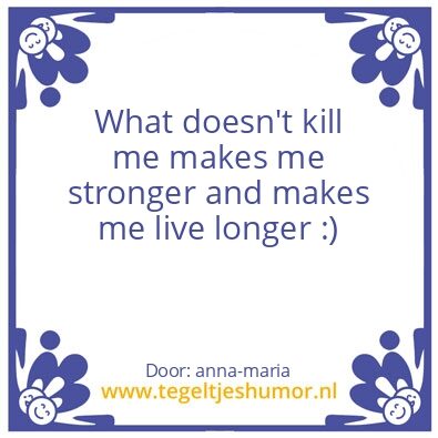 Tegeltje: it’s my life and i love it