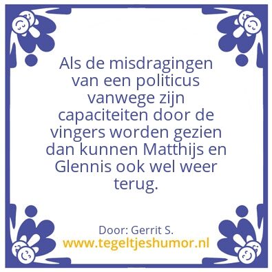 Tegeltje: Ik ben Gerrit.