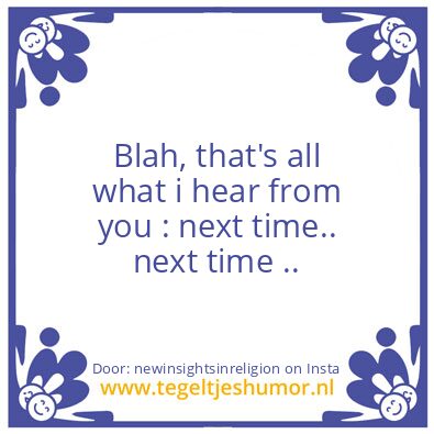 Tegeltje: Fine By Me !
