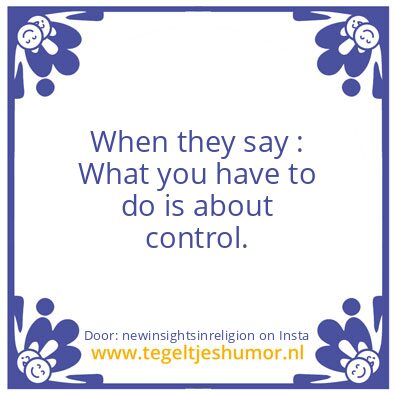 Tegeltje: When they say :