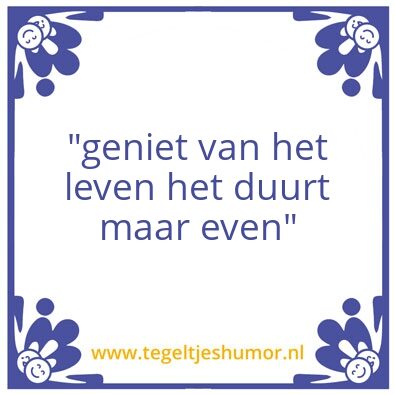 Tegeltje: Tip van de kastelein: