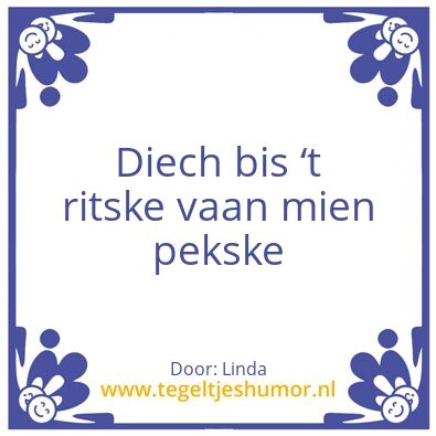 Tegeltje: Comsi comsa