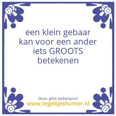 Tegeltje: gastvrijheid