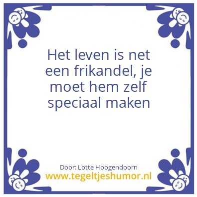 Tegeltje: Frikandel speciaal