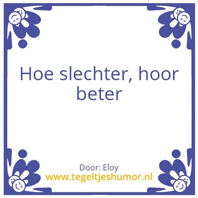 Tegeltje: Eloy 1