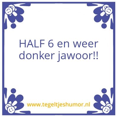 Tegeltje: ..