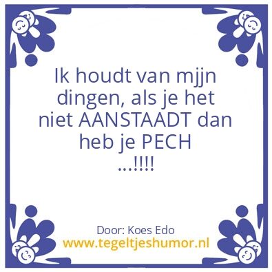 Tegeltje: Tegeltje