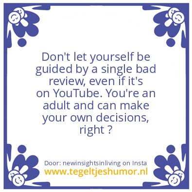 Tegeltje: Hereby …