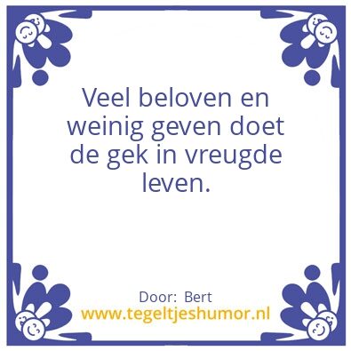 Tegeltje: Tegeltje