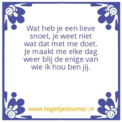 Tegeltje: Liefde